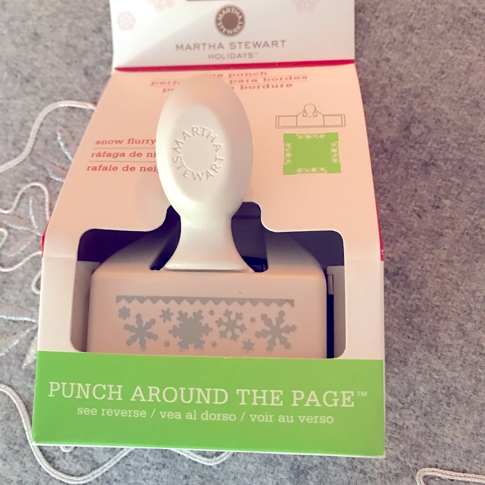 Martha Stewart Craft Punch. Snow Flurry. New in box.